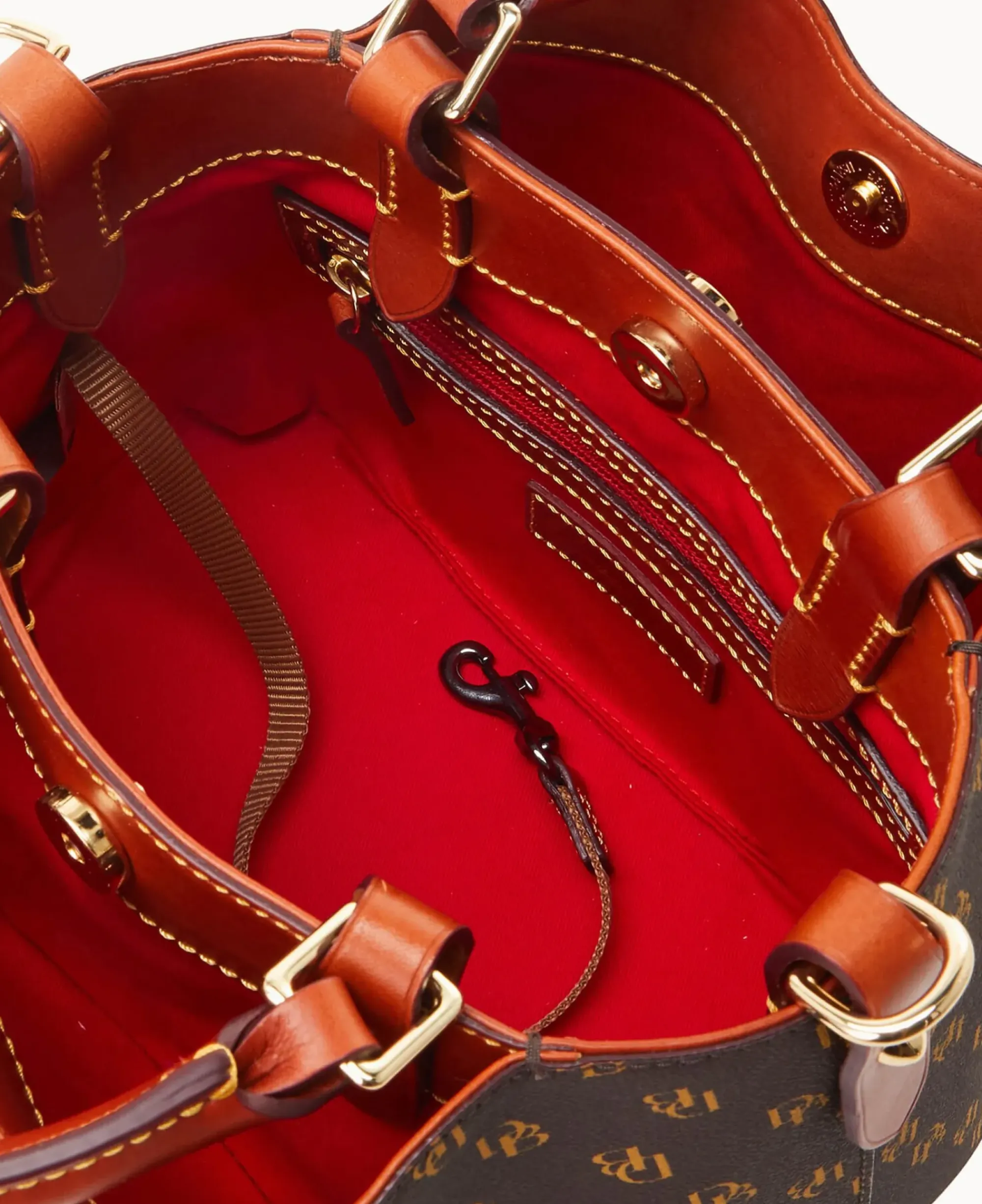 Dooney & Bourke The Gretta Collection|Picnic in the Park<Gretta Mini Barlow Brown Tmoro