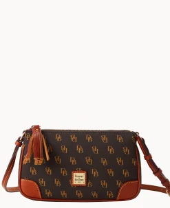 Dooney & Bourke The Gretta Collection|Printed Fabric<Gretta Slim Crossbody Brown Tmoro