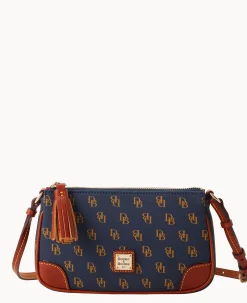 Dooney & Bourke The Gretta Collection|Printed Fabric<Gretta Slim Crossbody Navy