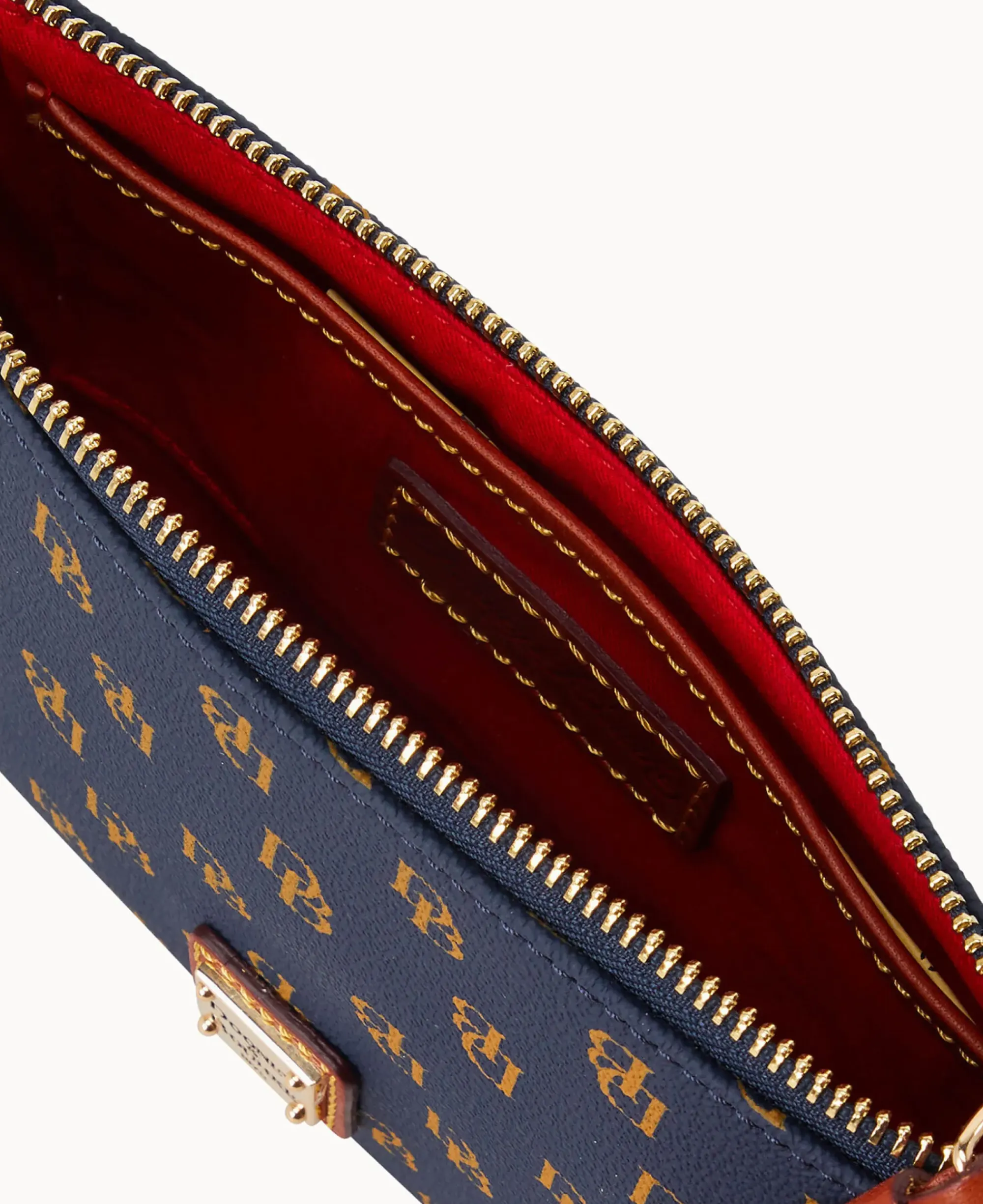 Dooney & Bourke The Gretta Collection|Printed Fabric<Gretta Slim Crossbody Navy