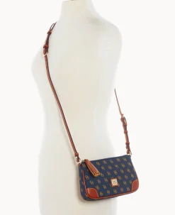 Dooney & Bourke The Gretta Collection|Printed Fabric<Gretta Slim Crossbody Navy