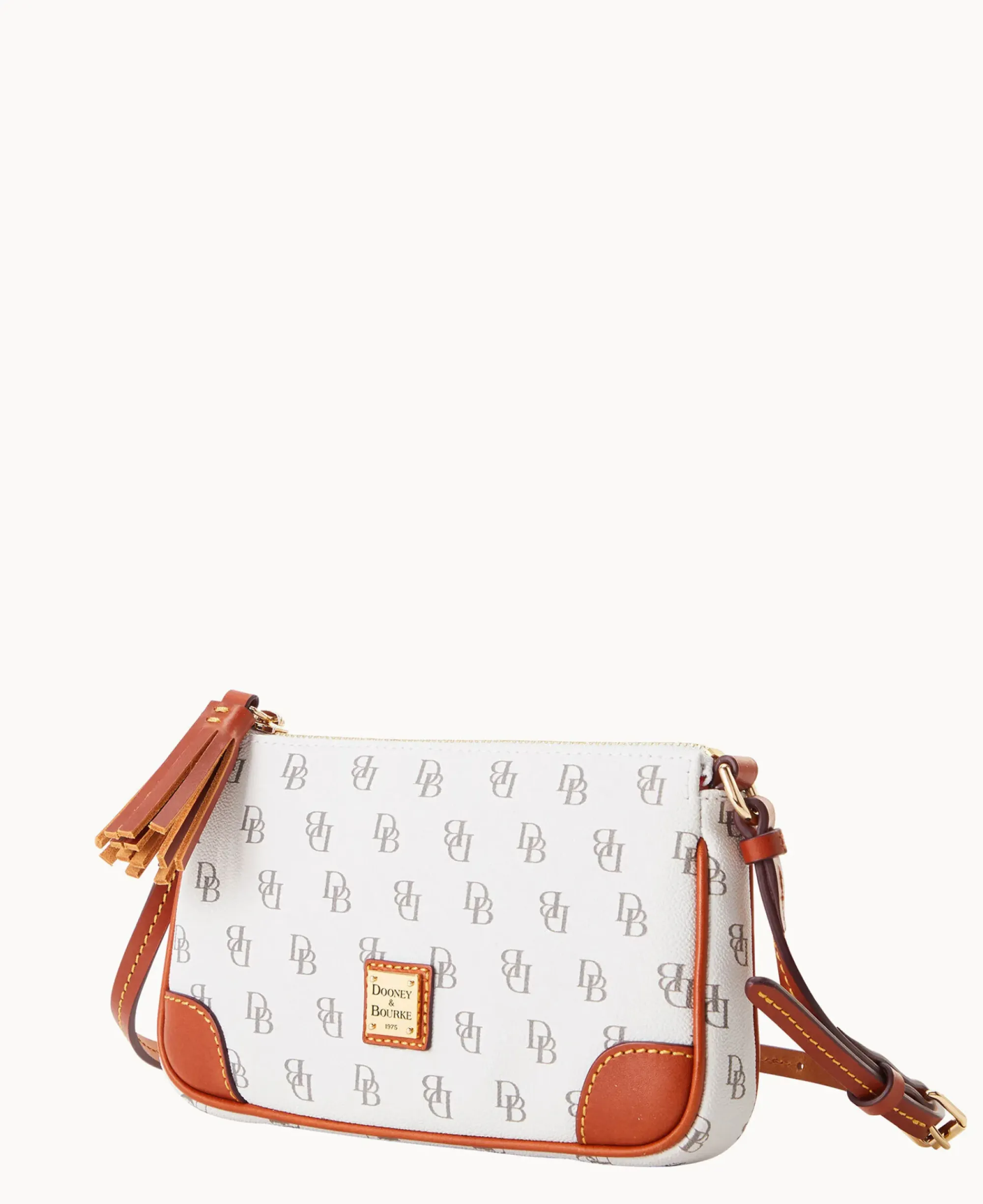 Dooney & Bourke The Gretta Collection|Printed Fabric<Gretta Slim Crossbody Bone