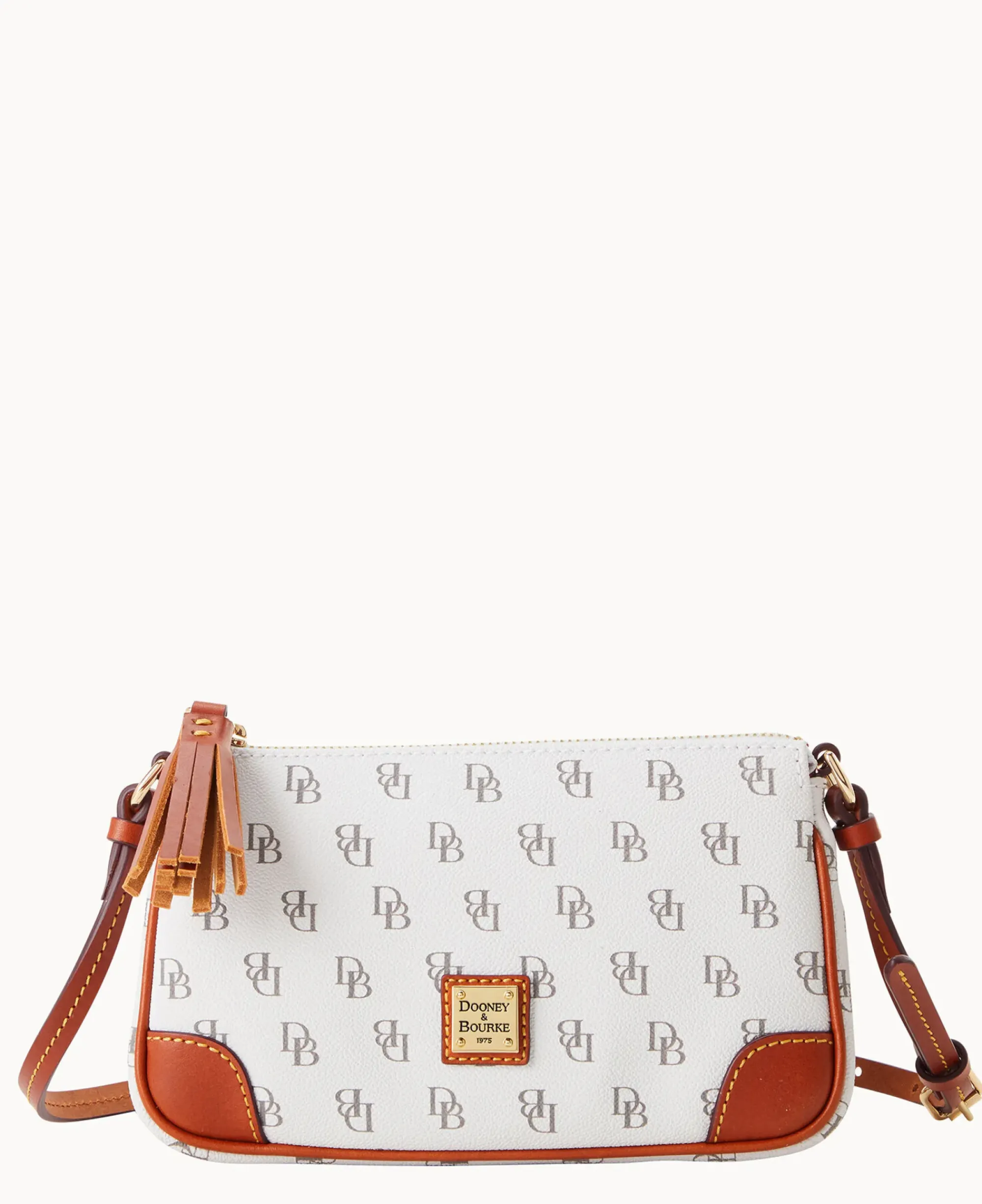 Dooney & Bourke The Gretta Collection|Printed Fabric<Gretta Slim Crossbody Bone