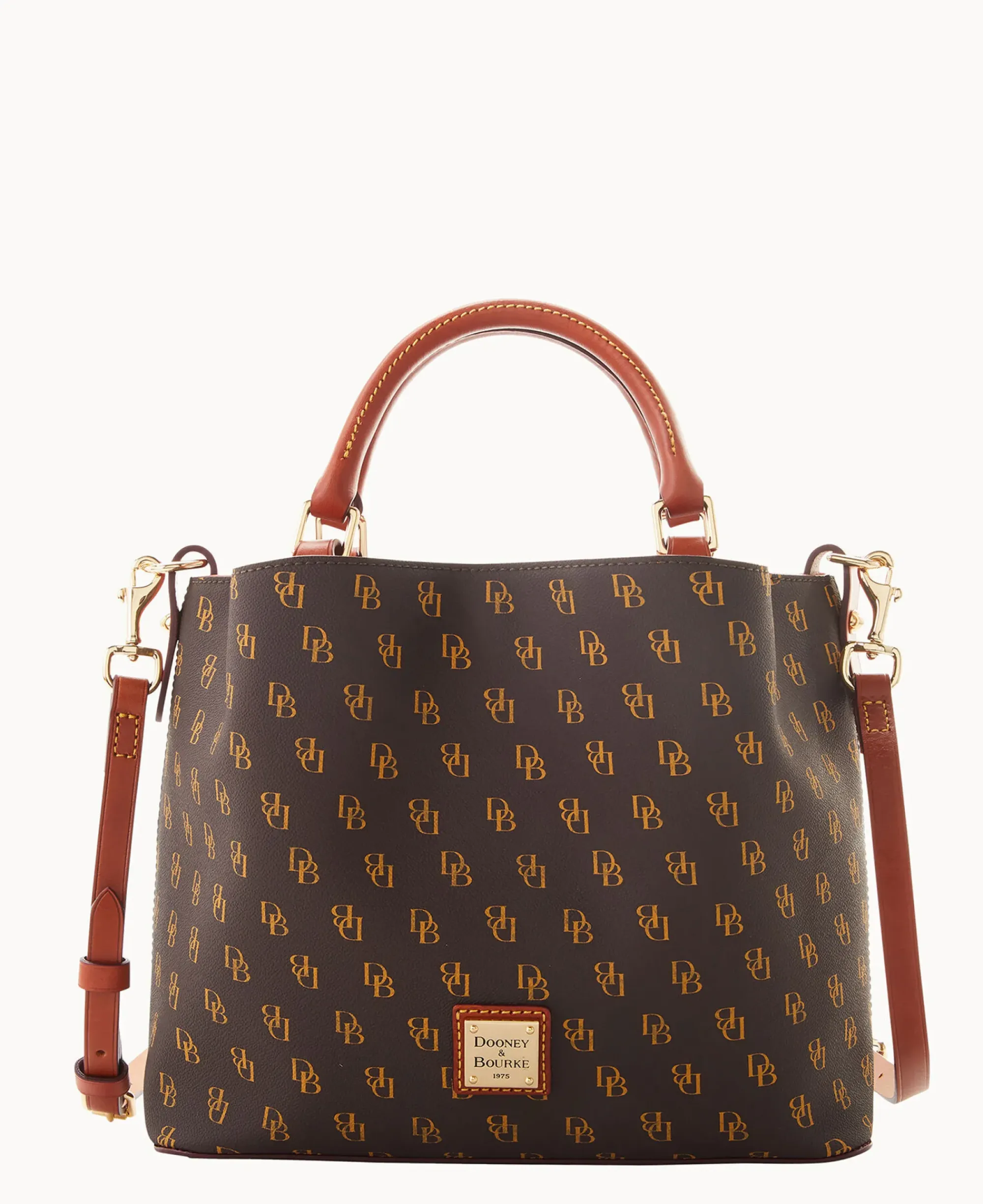 Dooney & Bourke The Gretta Collection|Picnic in the Park<Gretta Small Brenna Brown Tmoro