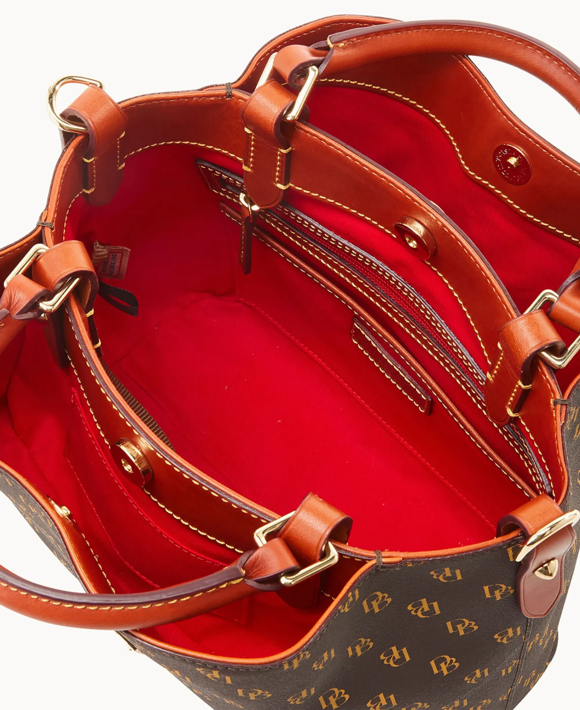 Dooney & Bourke The Gretta Collection|Picnic in the Park<Gretta Small Brenna Brown Tmoro