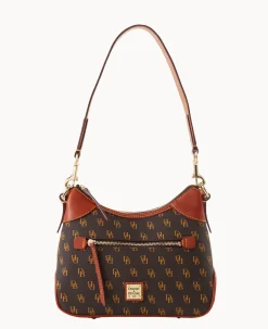 Dooney & Bourke The Gretta Collection|Picnic in the Park<Gretta Small Hobo Brown Tmoro