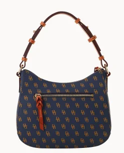 Dooney & Bourke The Gretta Collection|Picnic in the Park<Gretta Small Kiley Hobo Navy