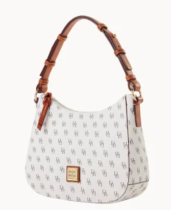 Dooney & Bourke The Gretta Collection|Picnic in the Park<Gretta Small Kiley Hobo Bone
