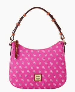 Dooney & Bourke The Gretta Collection|Picnic in the Park<Gretta Small Kiley Hobo Fuchsia
