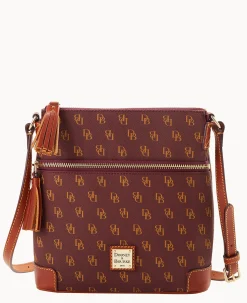 Dooney & Bourke The Gretta Collection|Printed Fabric<Gretta Small Tassel Crossbody Bordeaux