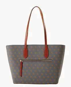 Dooney & Bourke The Gretta Collection|Picnic in the Park<Gretta Tote Slate