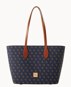 Dooney & Bourke The Gretta Collection|Picnic in the Park<Gretta Tote Navy
