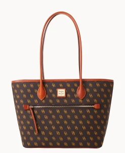 Dooney & Bourke The Gretta Collection|Ready For the Getaway<Gretta Tote Brown Tmoro