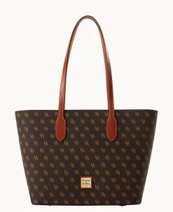 Dooney & Bourke The Gretta Collection|Picnic in the Park<Gretta Tote Brown Tmoro