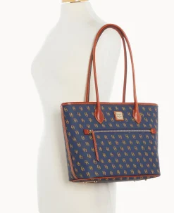 Dooney & Bourke The Gretta Collection|Ready For the Getaway<Gretta Tote Navy