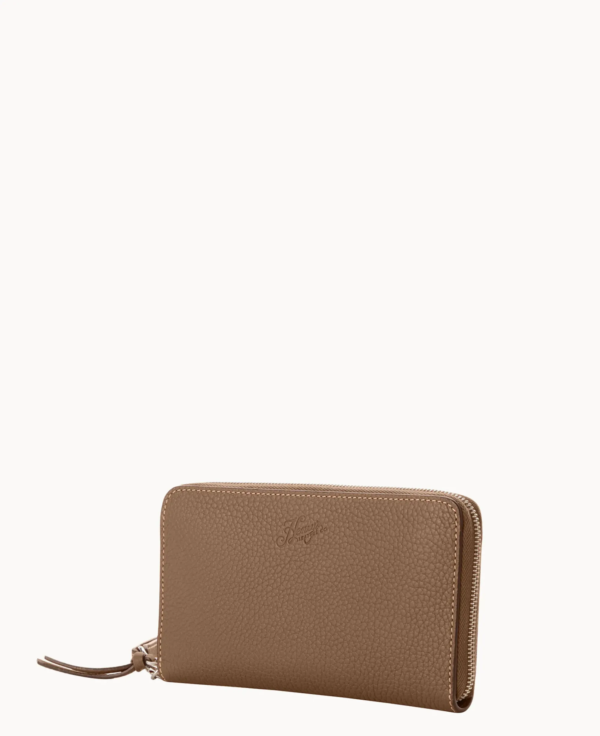 Dooney & Bourke Grab and Go|Wristlets<Henrys Large Zip Around Wristlet Dark Taupe