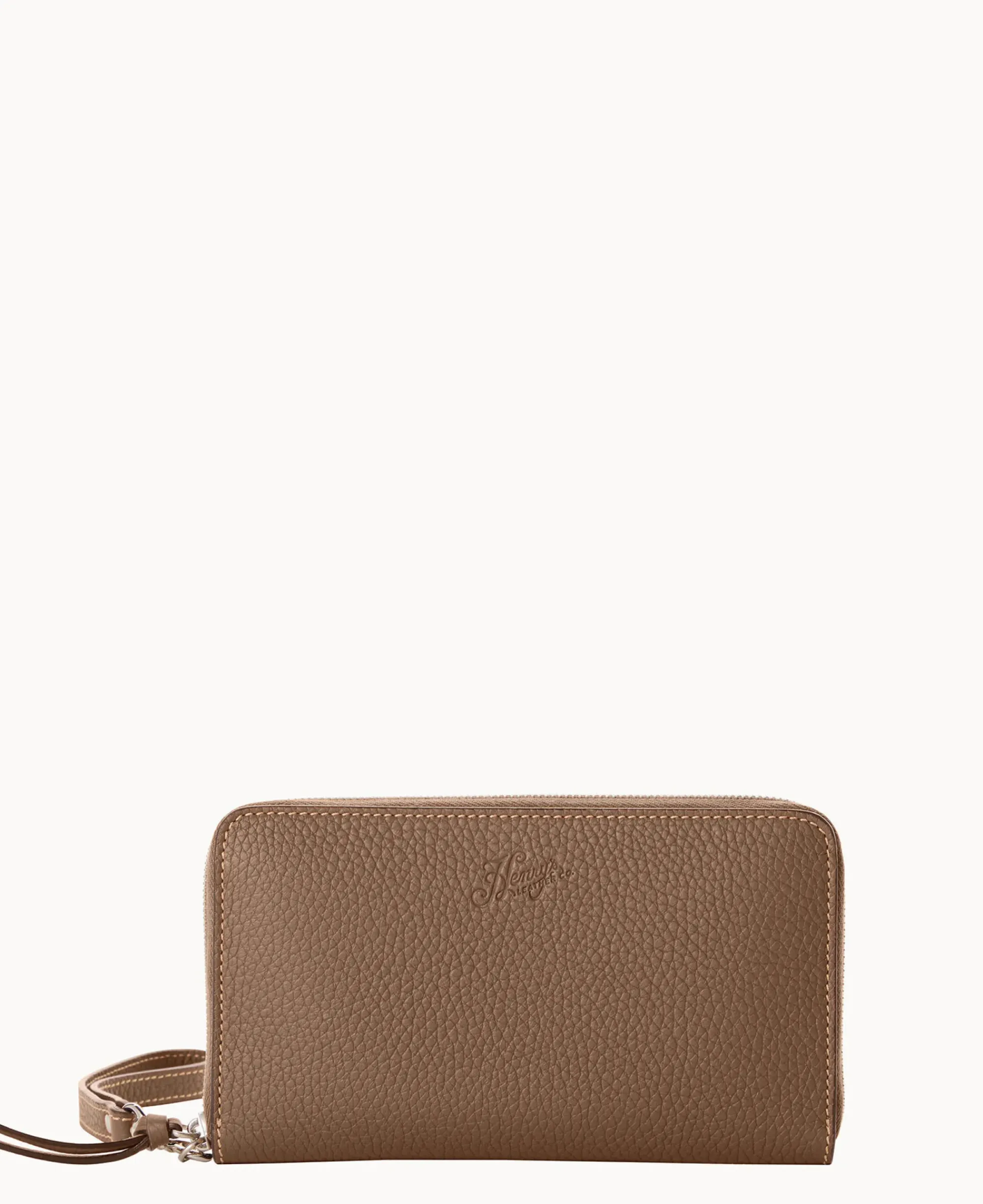 Dooney & Bourke Grab and Go|Wristlets<Henrys Large Zip Around Wristlet Dark Taupe