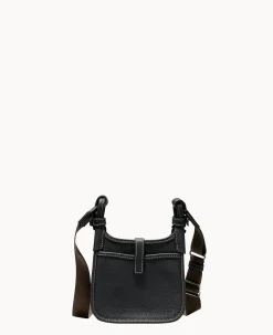 Dooney & Bourke Pebbled Leather|Mini Bags<Henrys Mini Crossbody Black