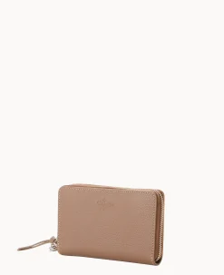 Dooney & Bourke Grab and Go|Wristlets<Henrys Zip Around Wristlet Taupe