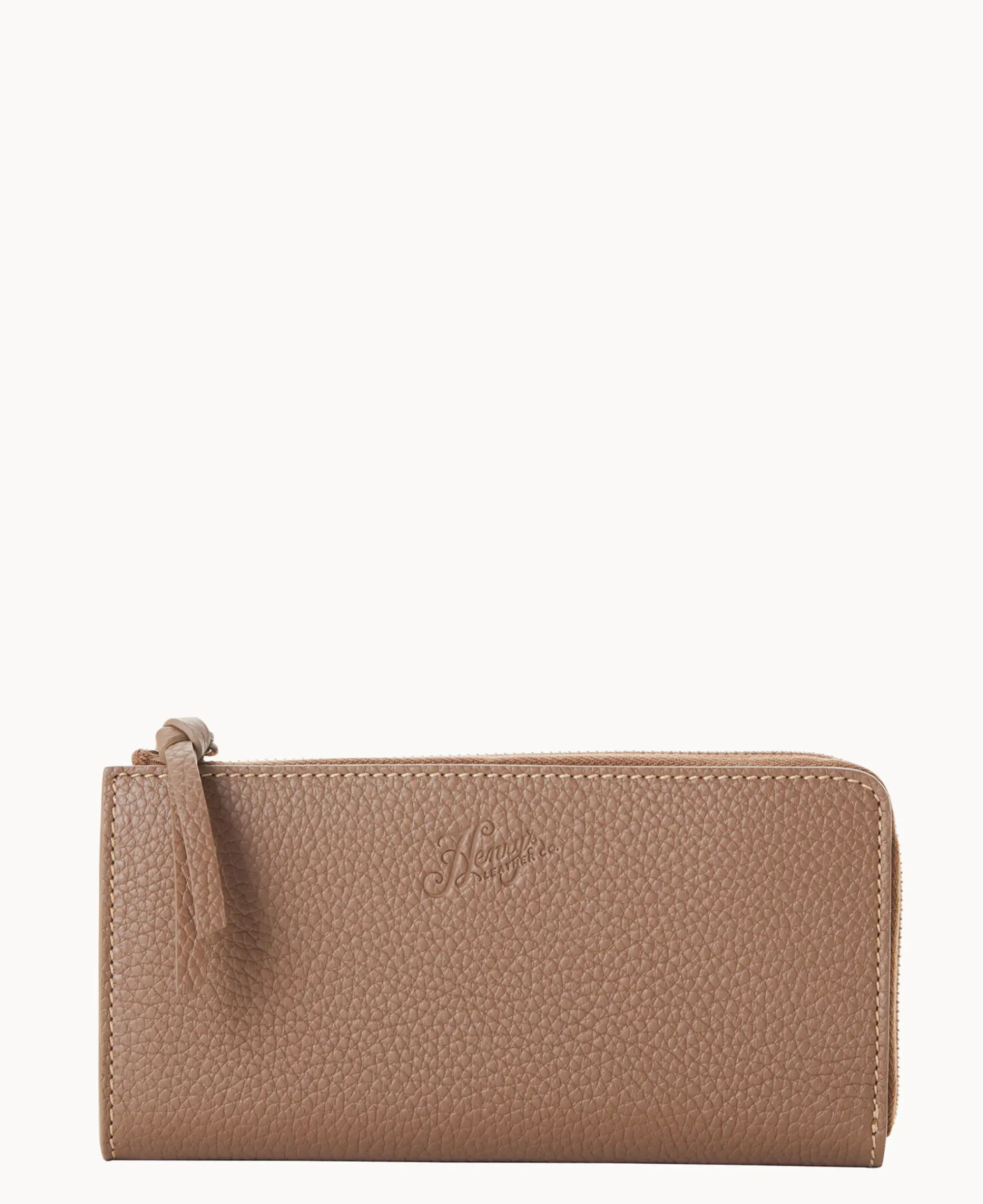 Dooney & Bourke Grab and Go|Clutches<Henrys Zip Clutch Taupe