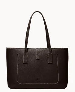 Dooney & Bourke Ready For the Getaway|Shoulder Bags<Henrys Zip Top Tote Brown Tmoro
