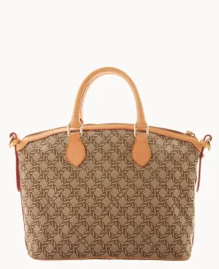 Dooney & Bourke The Maritime Collection|Spring Style<Maritime Domed Satchel Brown