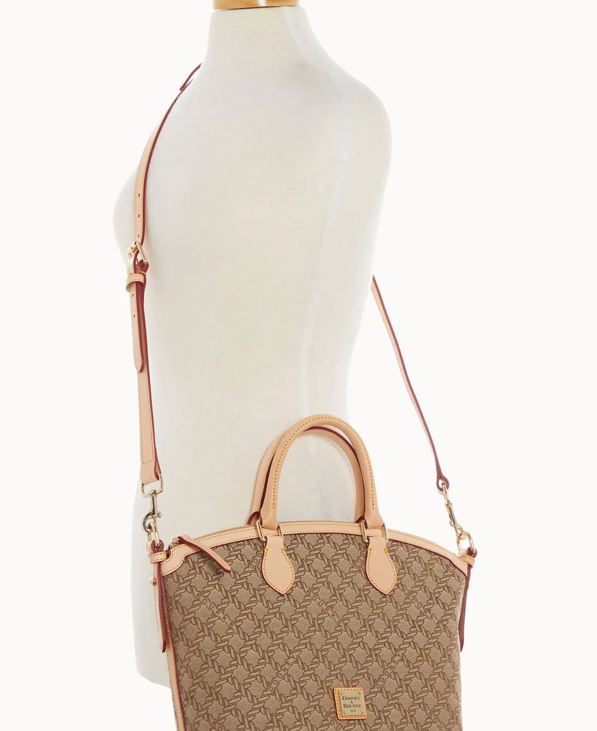 Dooney & Bourke The Maritime Collection|Spring Style<Maritime Domed Satchel Brown