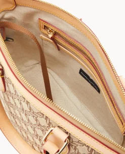 Dooney & Bourke The Maritime Collection|Spring Style<Maritime Domed Satchel Brown