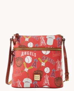 Dooney & Bourke Game Day Ready|Printed Fabric<MLB Crossbody Angels