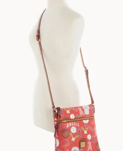Dooney & Bourke Game Day Ready|Printed Fabric<MLB Crossbody Angels