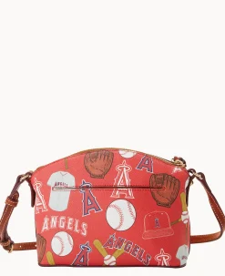 Dooney & Bourke Game Day Ready|Printed Fabric<MLB Suki Crossbody Angels