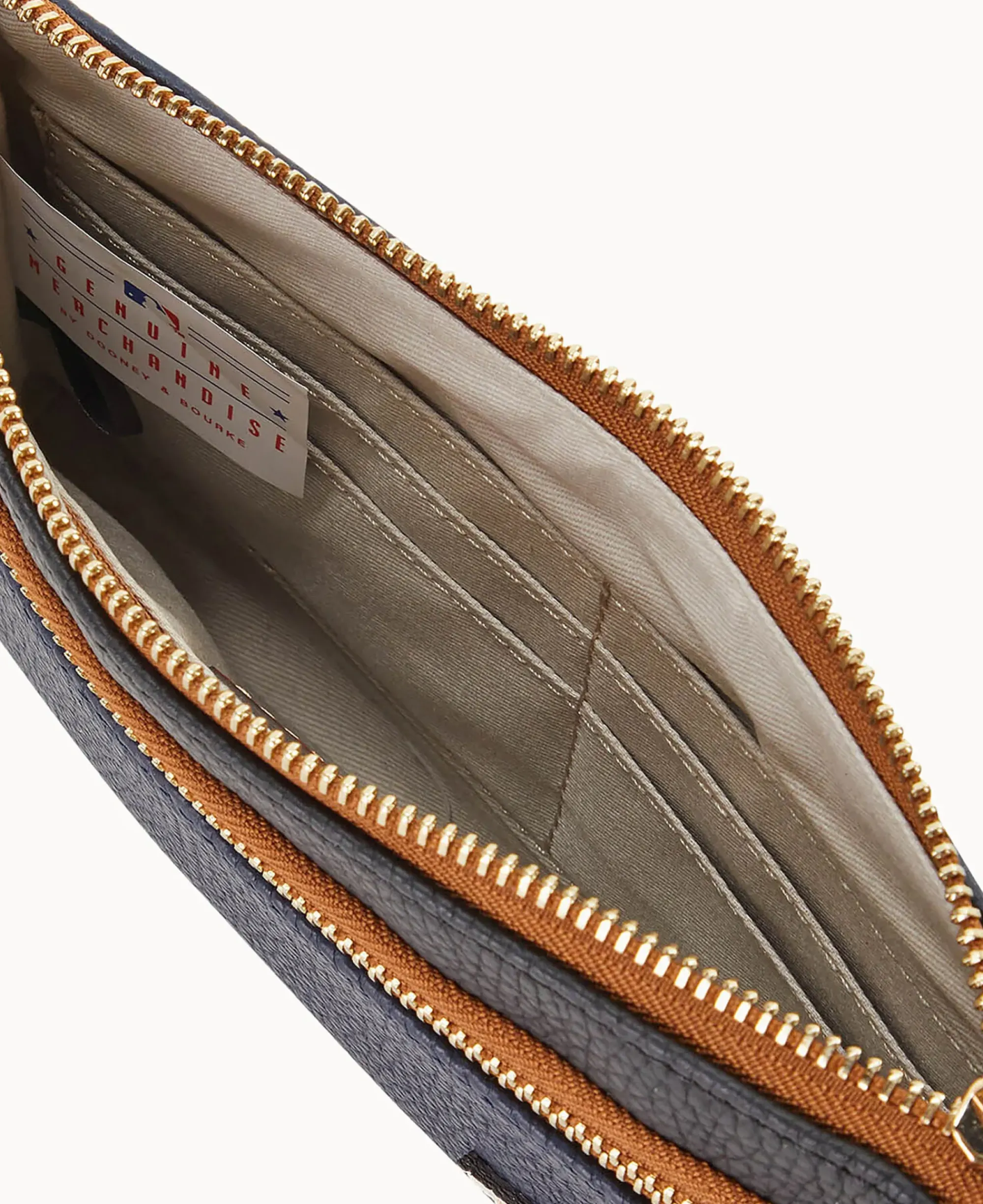 Dooney & Bourke Grab and Go|Wristlets<MLB Double Zip Wristlet Astros