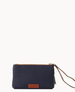 Dooney & Bourke Grab and Go|Wristlets<MLB Double Zip Wristlet Astros