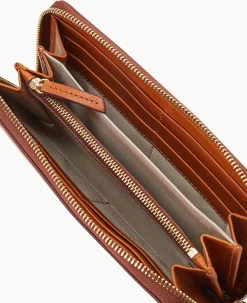 Dooney & Bourke Grab and Go|Wristlets<MLB Large Zip Around Wristlet Astros