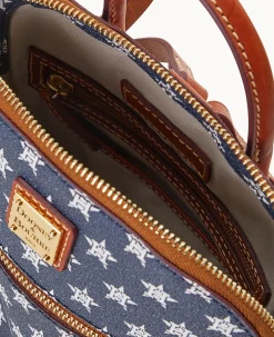 Dooney & Bourke Game Day Ready|Printed Fabric<MLB Small Backpack Astros
