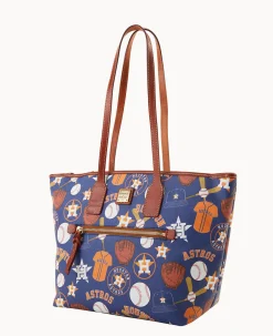 Dooney & Bourke Game Day Ready|Printed Fabric<MLB Tote Astros