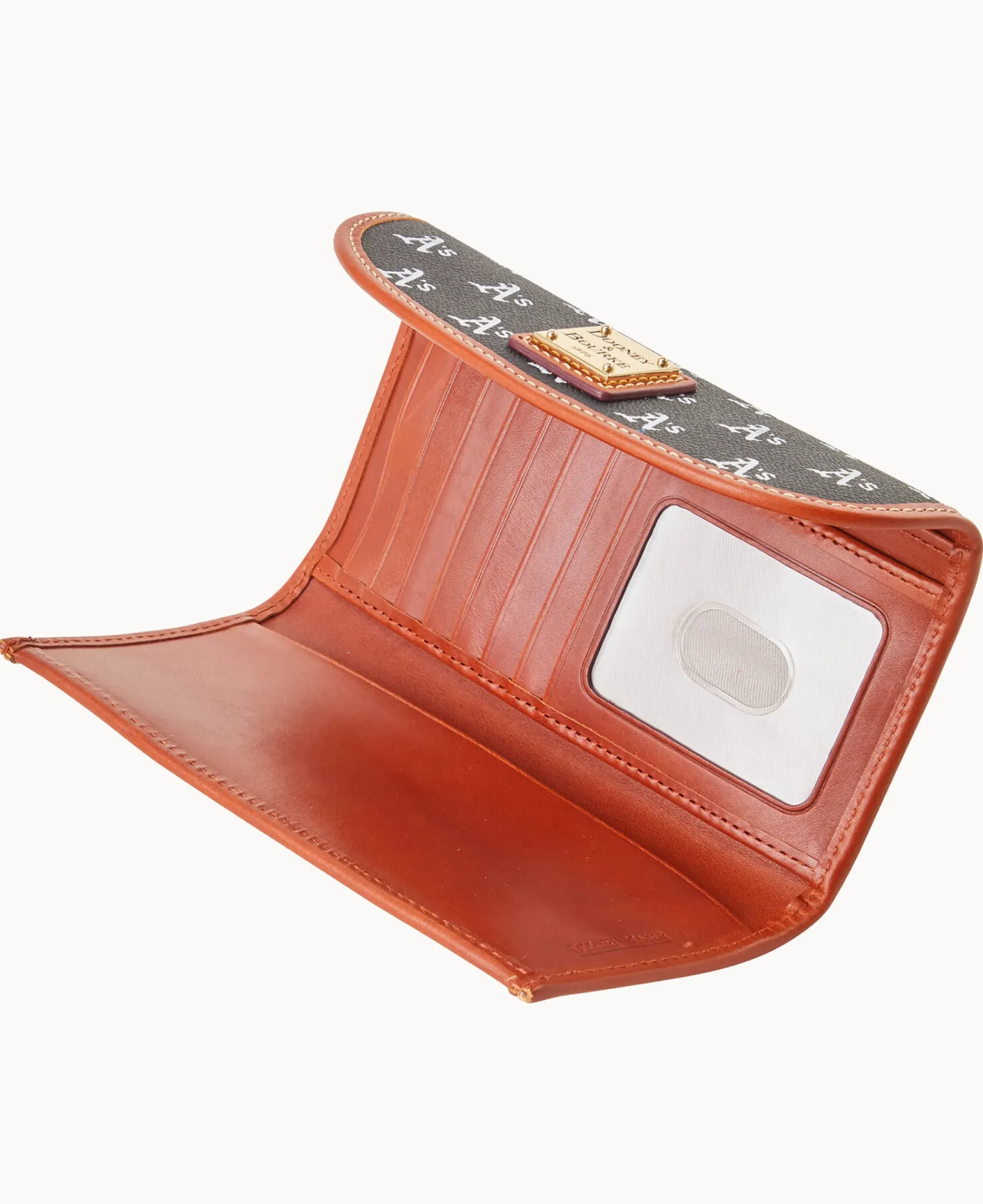 Dooney & Bourke Grab and Go|Clutches<MLB Continental Clutch ATHLETICS