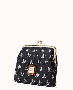Dooney & Bourke Grab and Go|Clutches<MLB Large Framed Purse Athletics