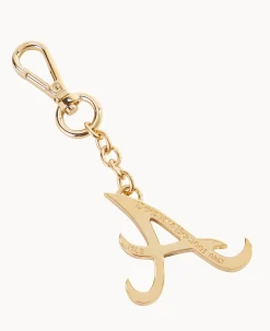 Dooney & Bourke MLB Pendant Key Chains|Personalize It<MLB Pendant Key Chain Atlanta Braves