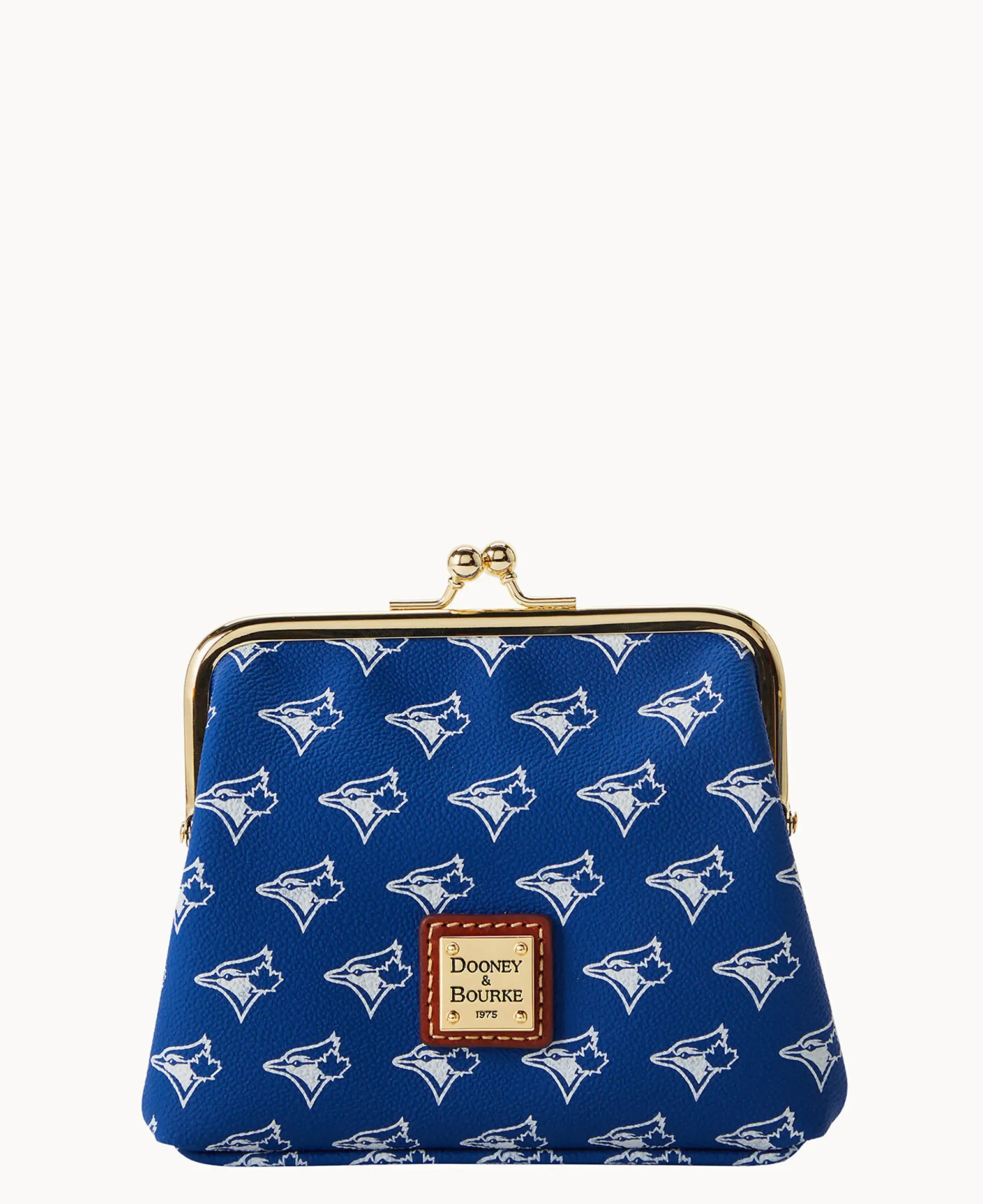 Dooney & Bourke Grab and Go|Clutches<MLB Large Framed Purse Blue Jays