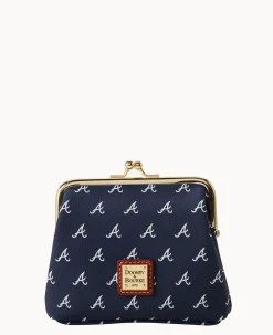Dooney & Bourke Clutches|Wallets<MLB Large Framed Purse Braves