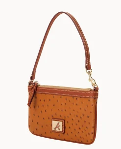 Dooney & Bourke Grab and Go|Wristlets<MLB Large Slim Wristlet Braves