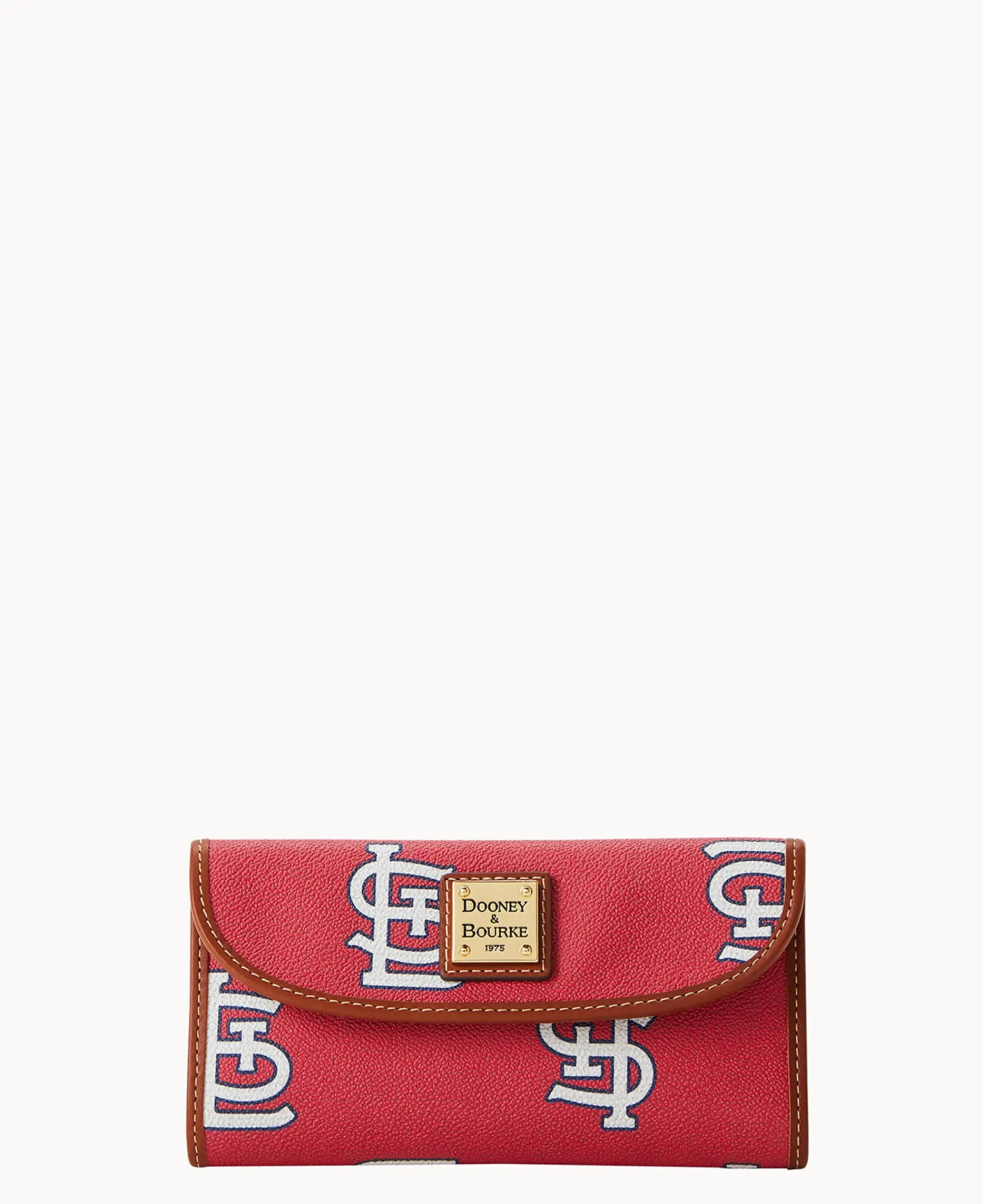 Dooney & Bourke Grab and Go|Clutches<MLB Continental Clutch Cardinals