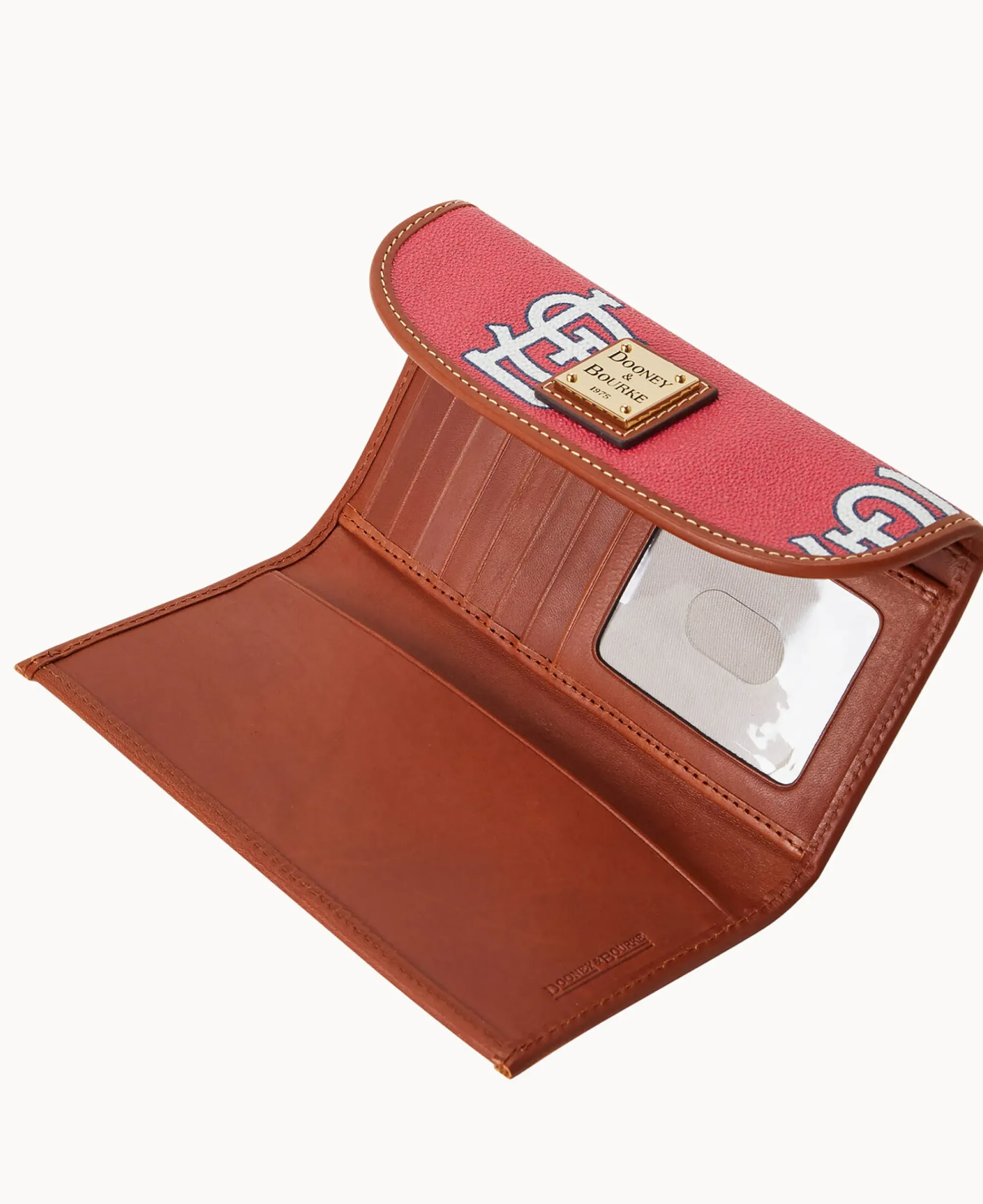 Dooney & Bourke Grab and Go|Clutches<MLB Continental Clutch Cardinals
