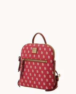 Dooney & Bourke Game Day Ready|Printed Fabric<MLB Small Backpack Cardinals