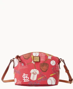 Dooney & Bourke Game Day Ready|Printed Fabric<MLB Suki Crossbody Cardinals