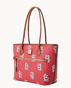 Dooney & Bourke Game Day Ready|Printed Fabric<MLB Tote Cardinals