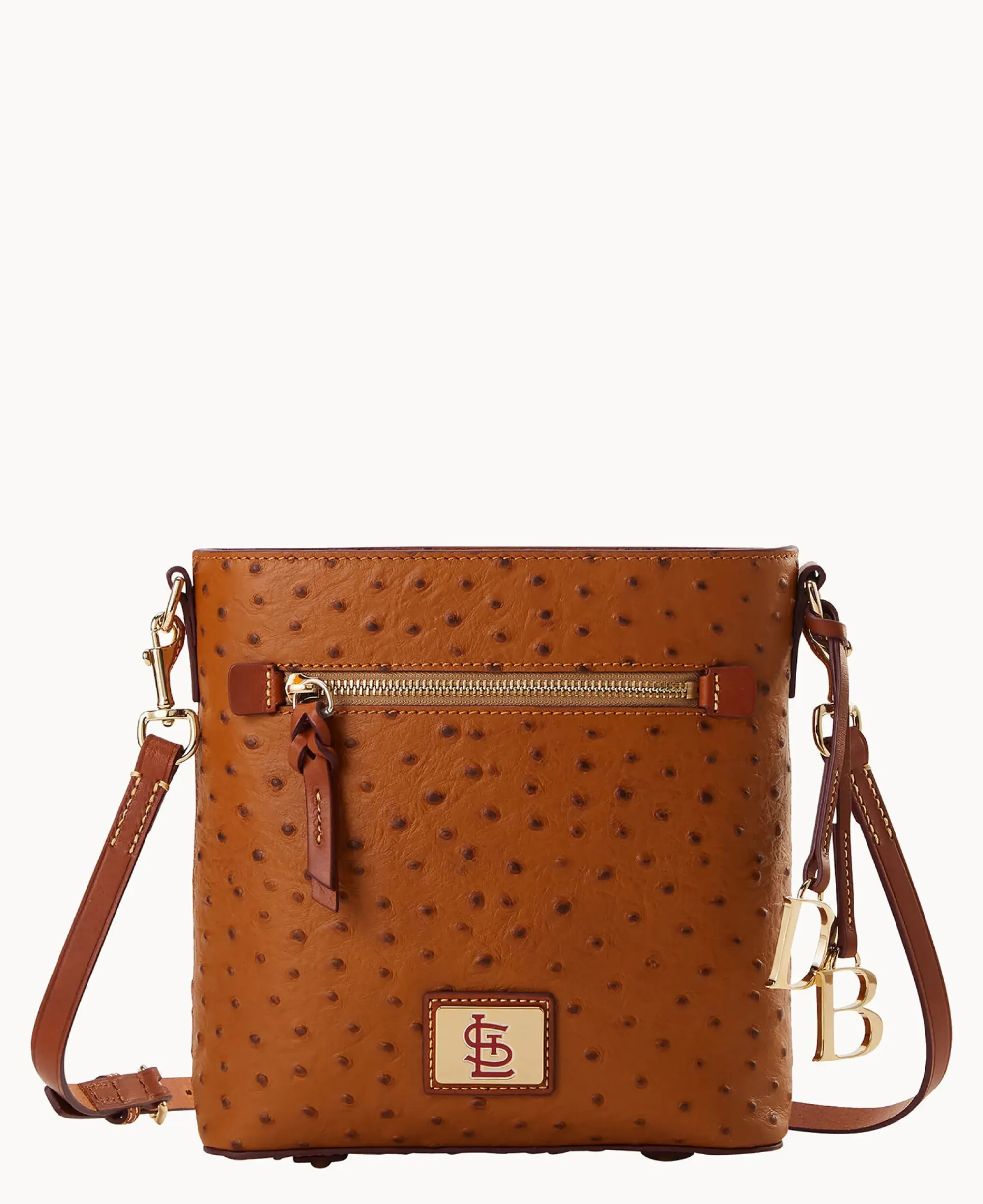 Dooney & Bourke Game Day Ready|Printed Fabric<MLB Zip Crossbody Cardinals
