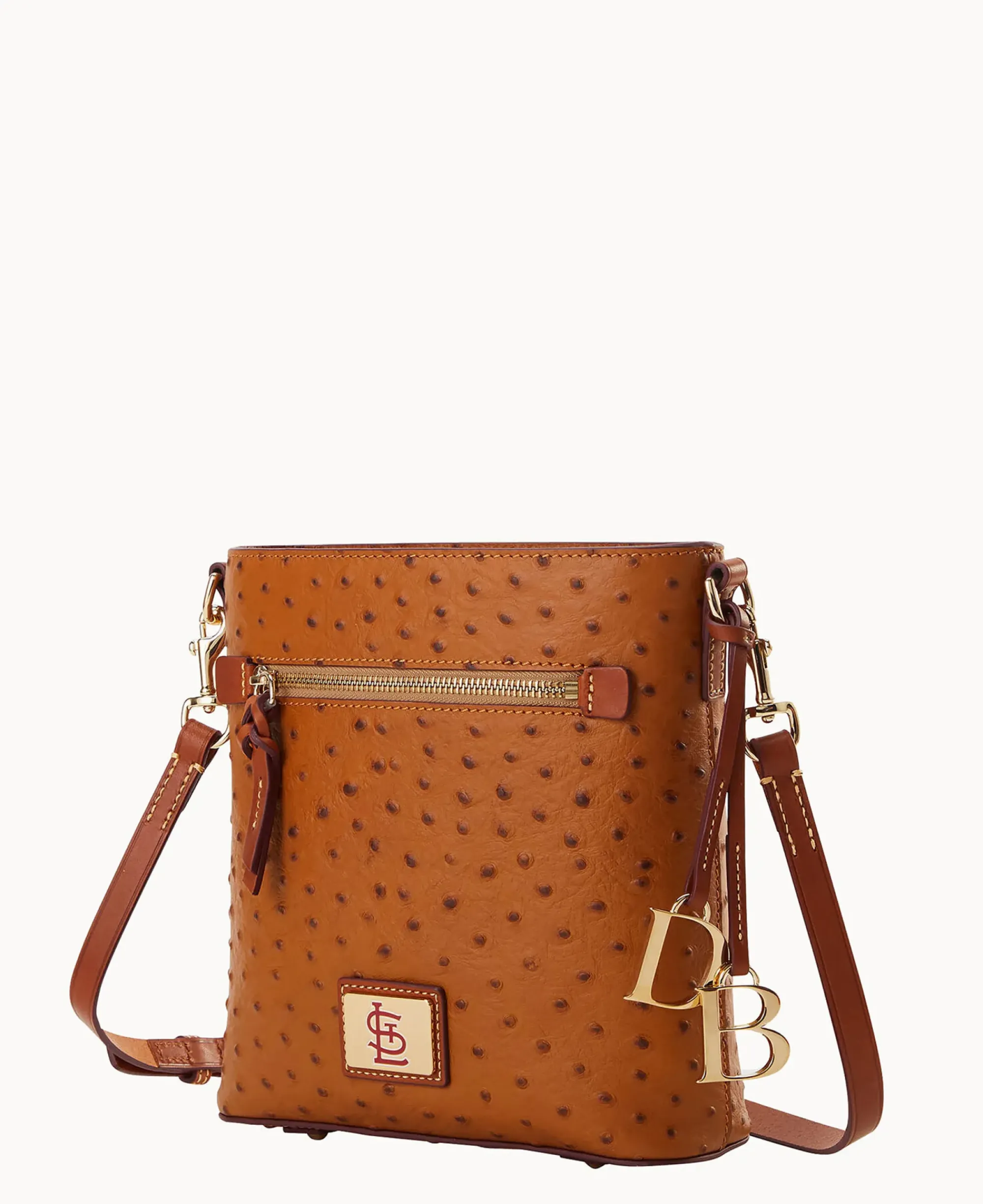 Dooney & Bourke Game Day Ready|Printed Fabric<MLB Zip Crossbody Cardinals