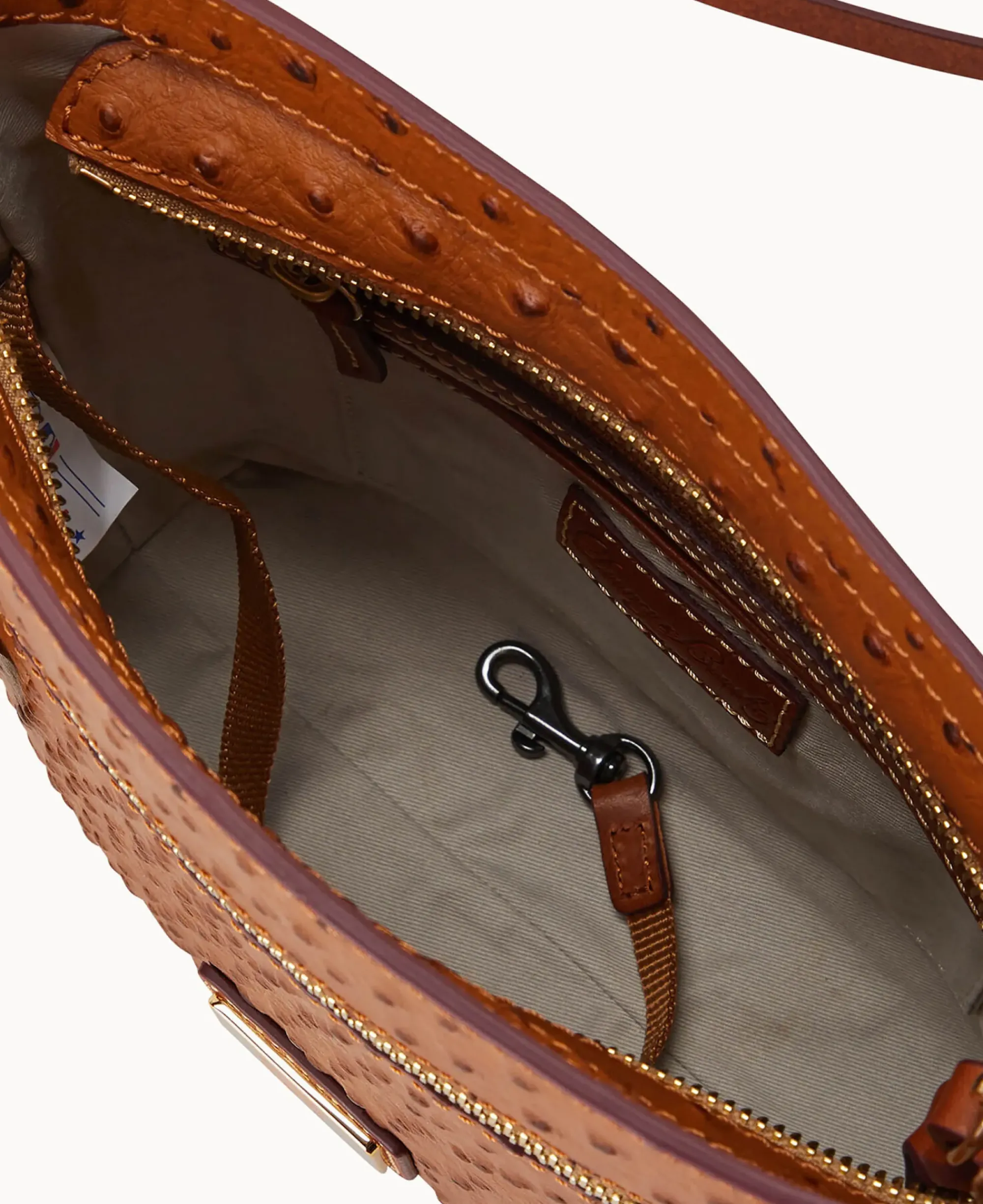 Dooney & Bourke Game Day Ready|Printed Fabric<MLB Zip Crossbody Cardinals